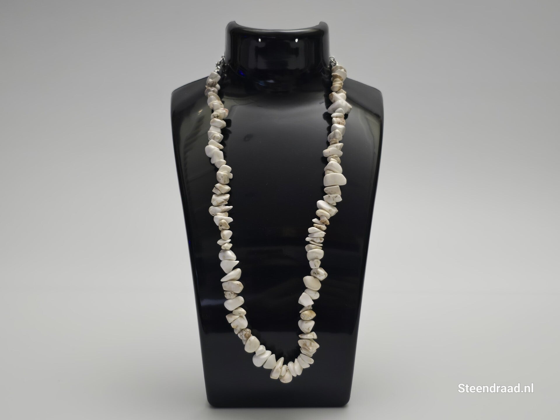 Stenen Ketting Wit