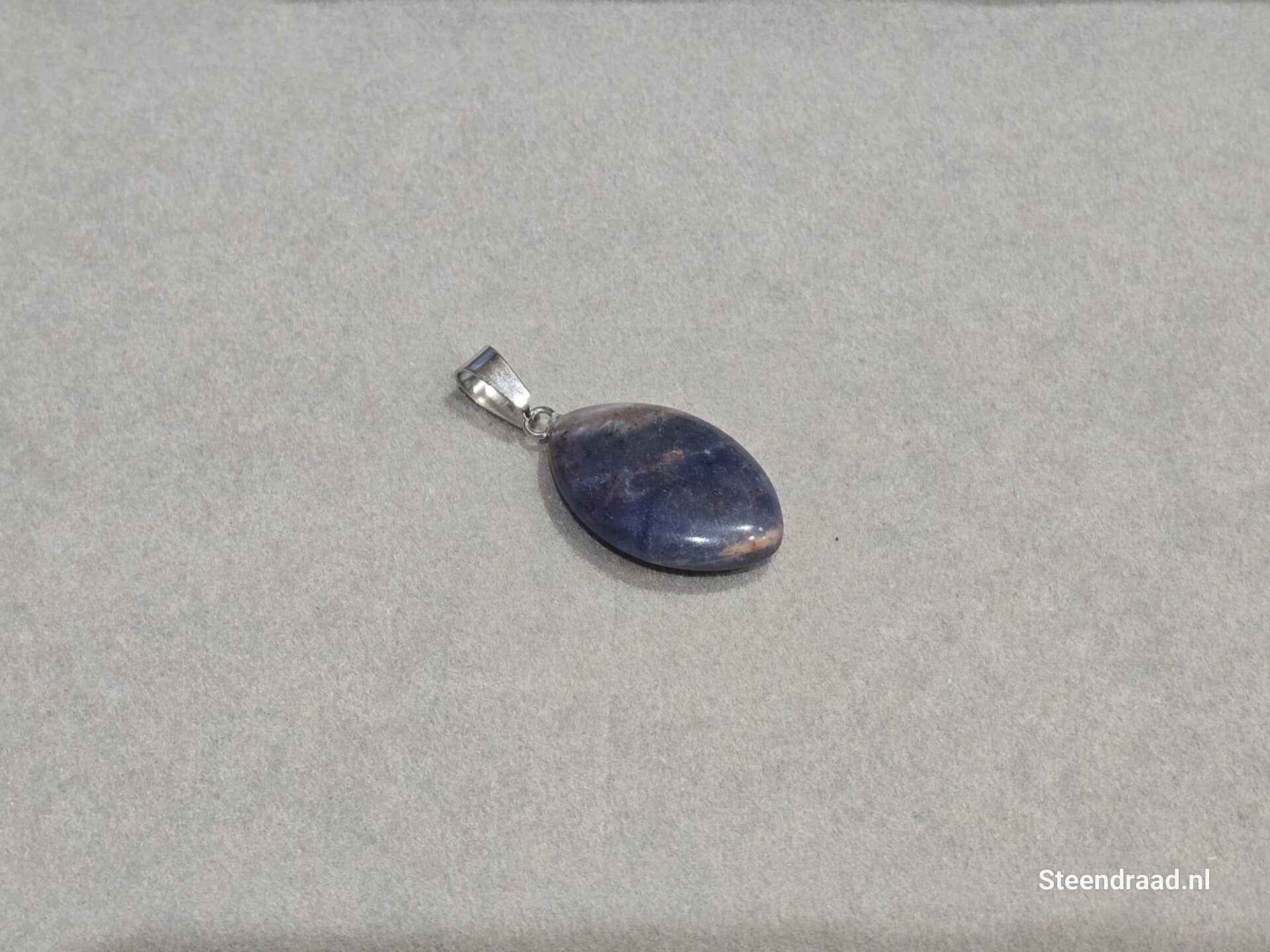Natuurstenen Hanger Midnight Blue