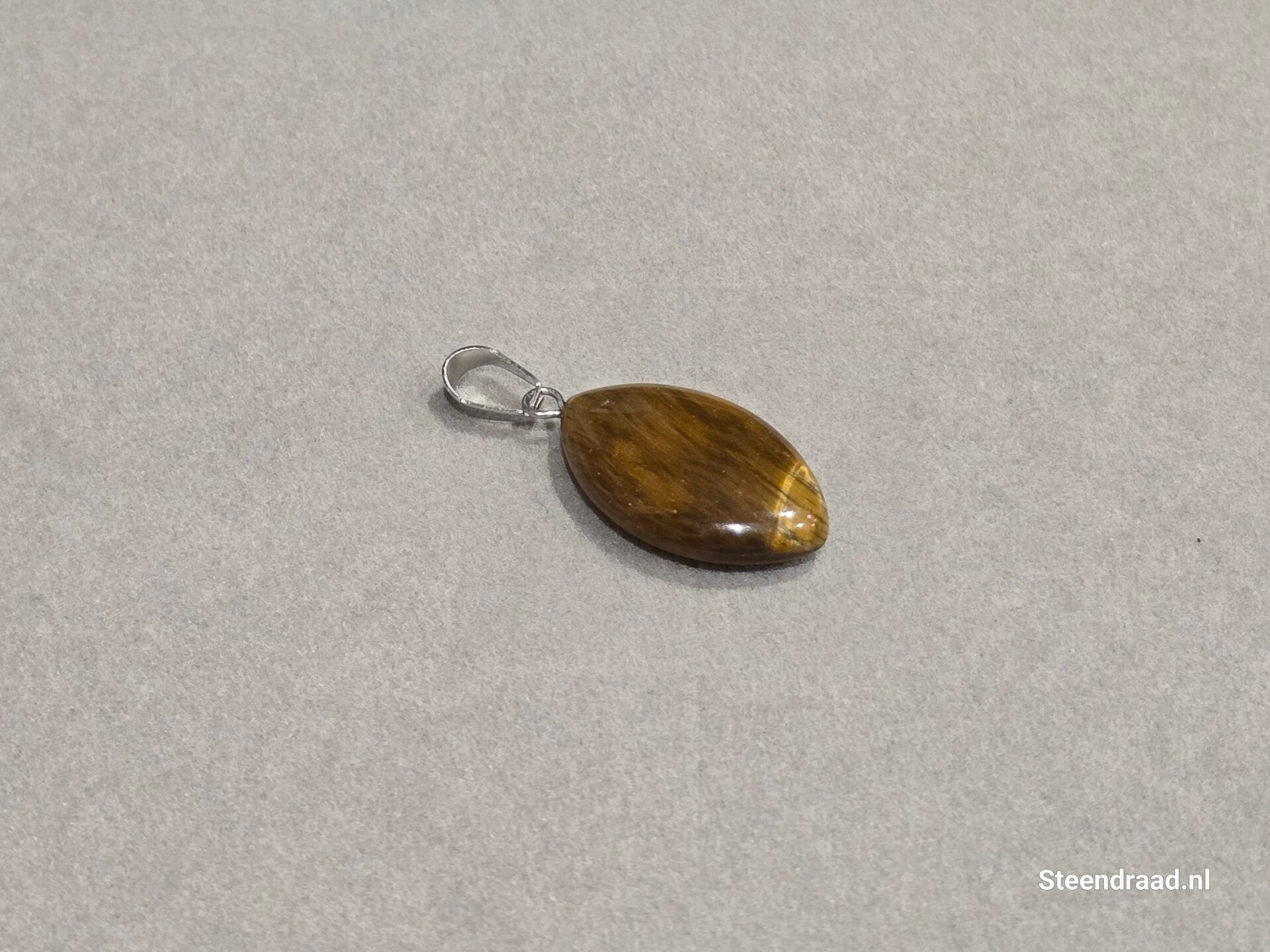 Natuurstenen Hanger Gouden Tijgeroog
