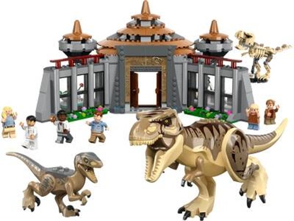 LEGO® Jurassic World™ - Bezoekerscentrum: T. Rex & Raptor Aanval - 76961