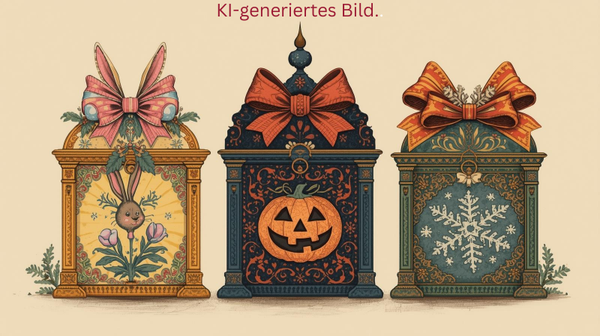 Mysterieboxen Überraschungsboxen mit Jahreszeitlicher Dekoration