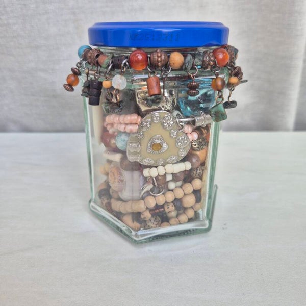Mystery jewelry jar Beach girl