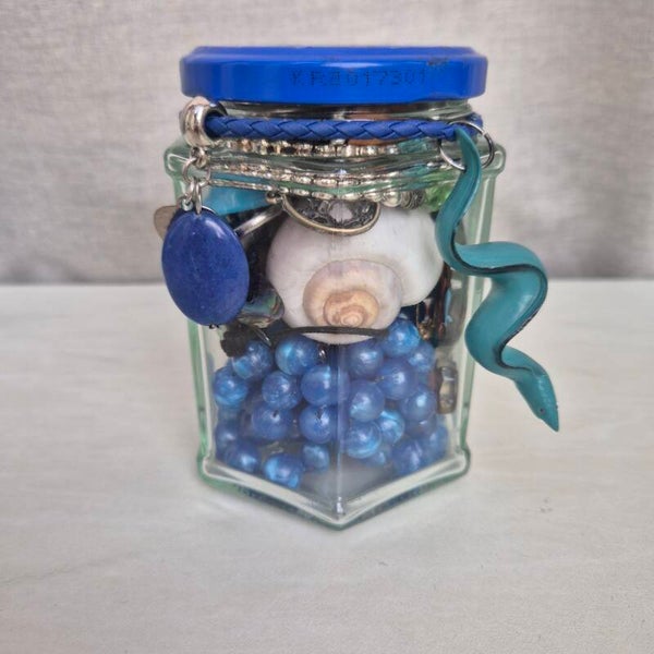 Mystery jewelry jar Ocean girl