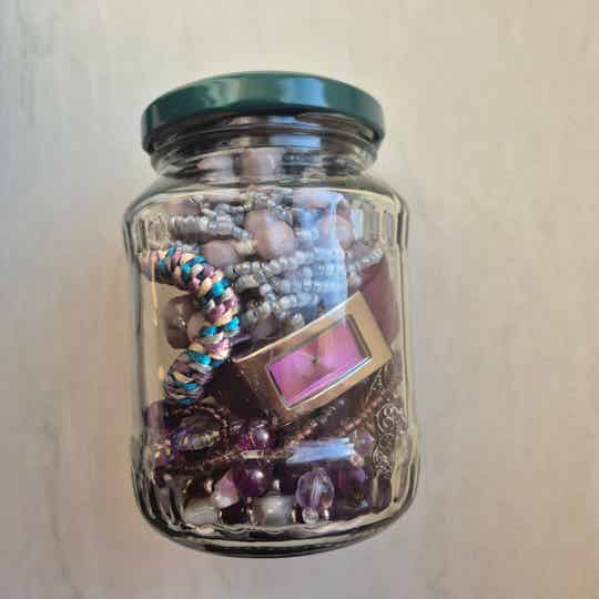 Mystery sieradenpot Violet Forever