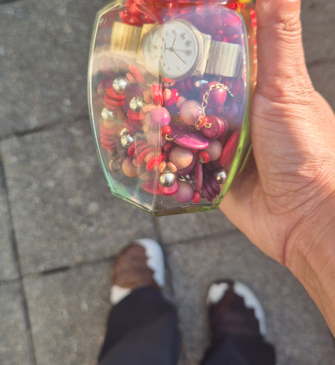 Mystery jewelry jar warm autumn