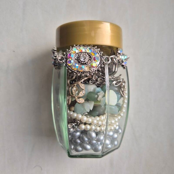 Mystery jewelry jar Winter fairy