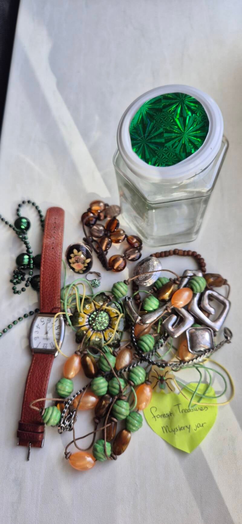 Mystery jewelry jar preloved