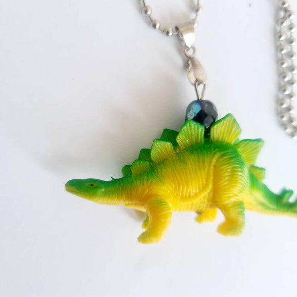 Ketting dino geel