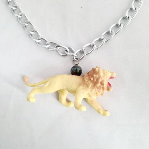 Ketting leeuw vintage lichtbruin