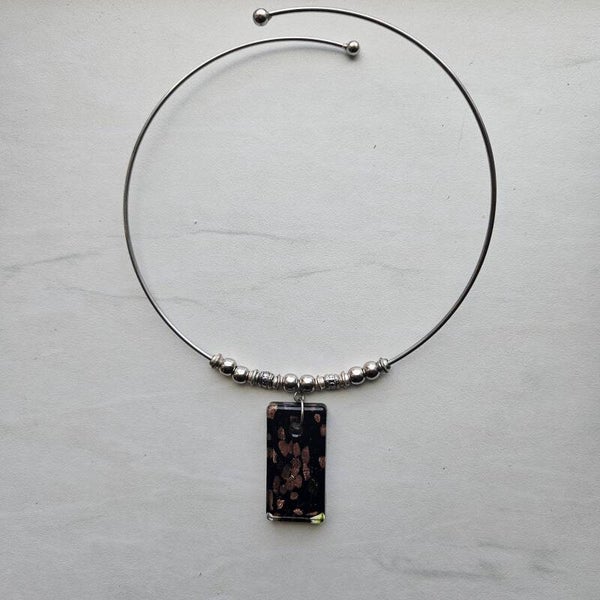 Ketting spangketting glas