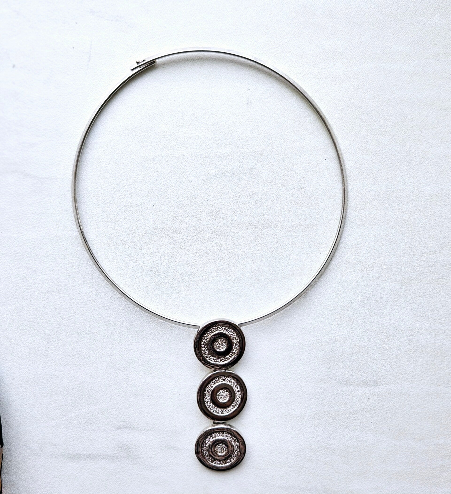 Ketting abstract zilver