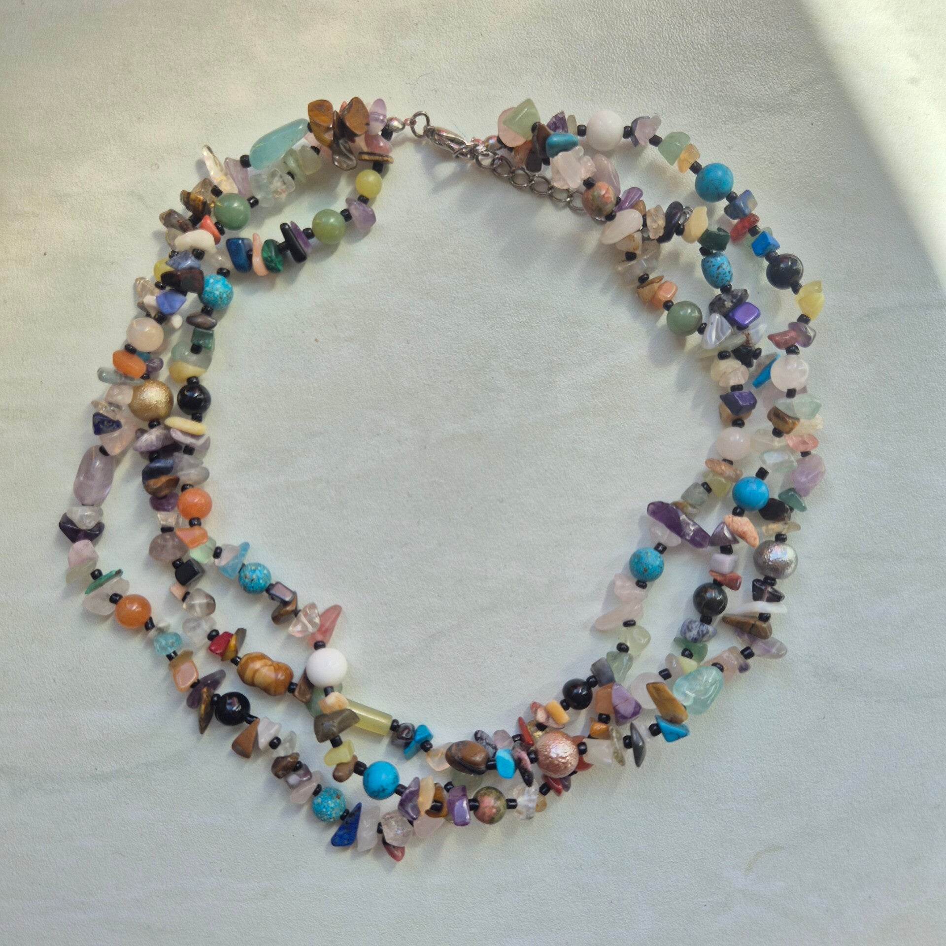 Ketting Natuursteen multicolour