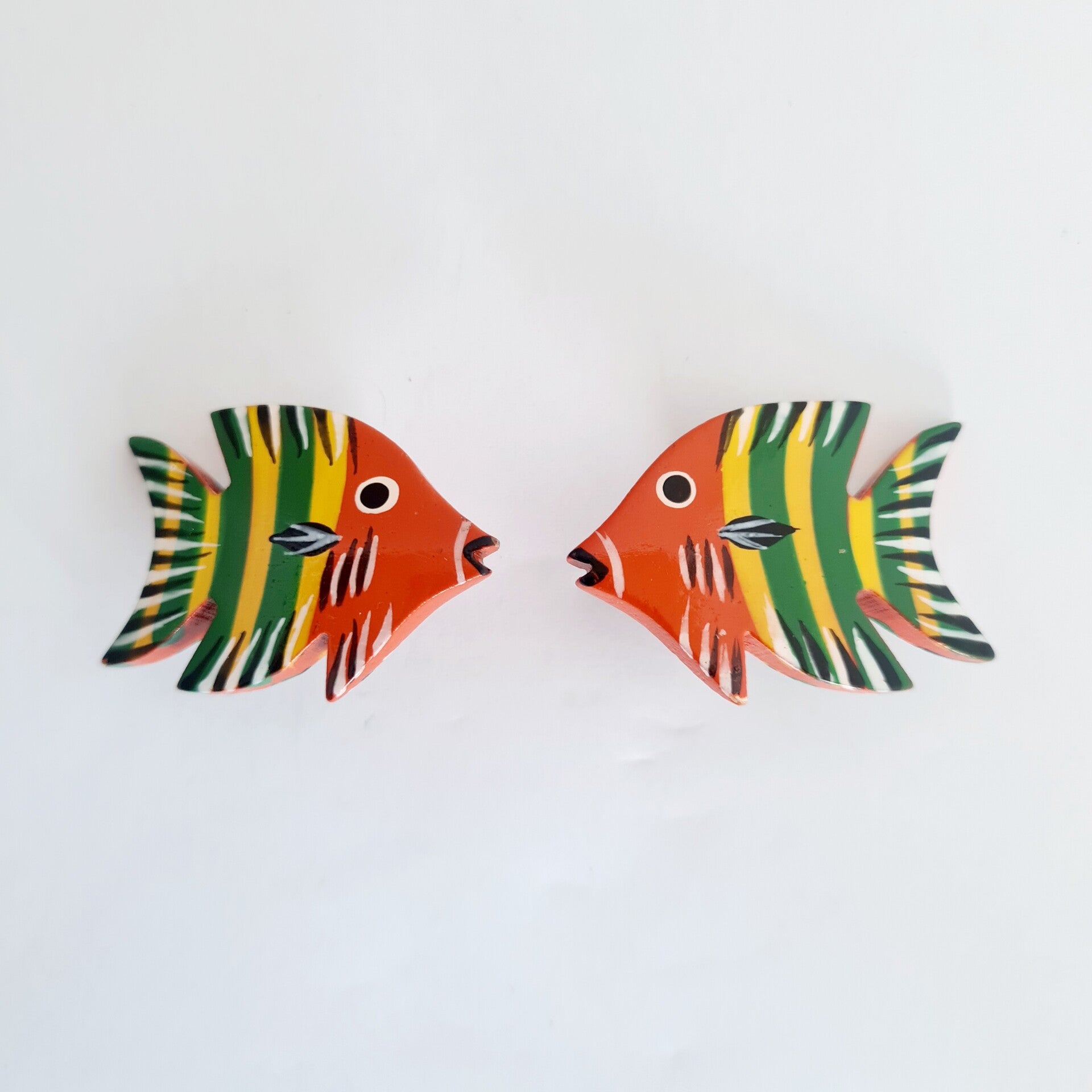 vintage oorclips vis Manouk