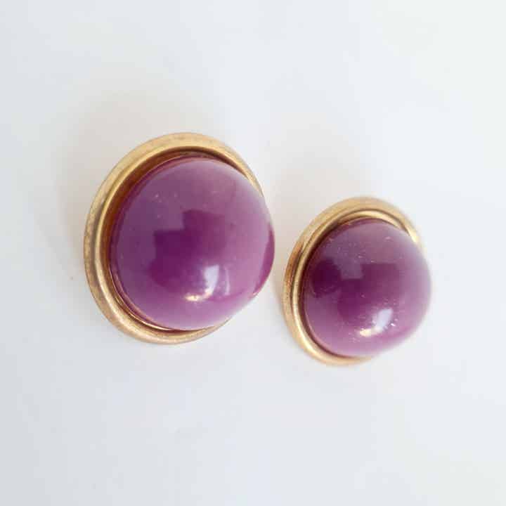 Oorclips purple