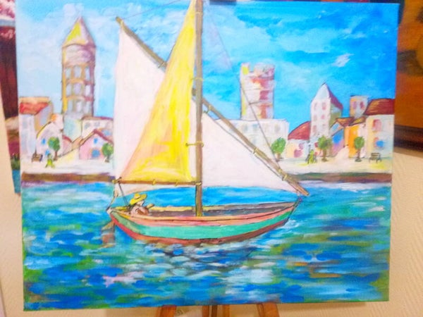 sortie avec mon bateau