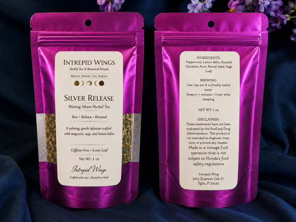 Silver Release Waning Moon Herbal Tea