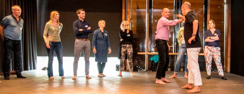 gebruik de principes van Aikido