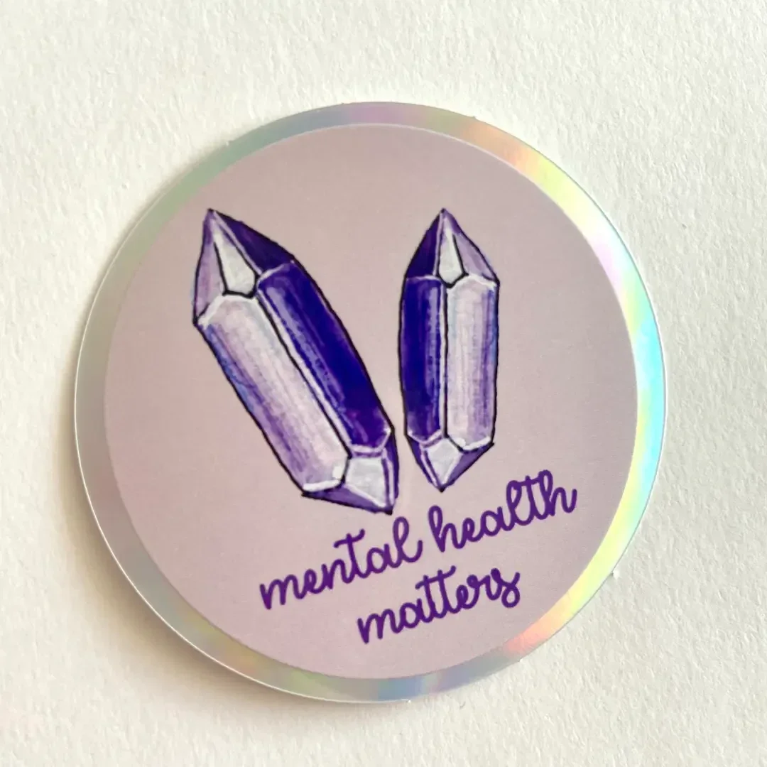 Sticker "Mental health matters"