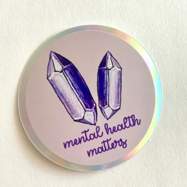 Sticker "Mental health matters"