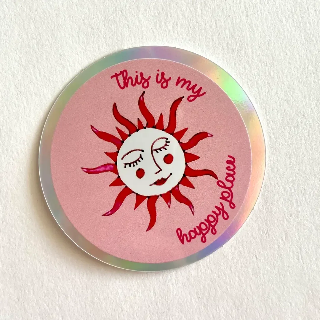 Sticker "This is my happy place"