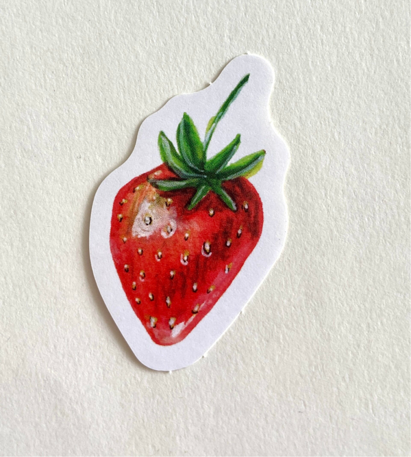 Sticker mat Fraise