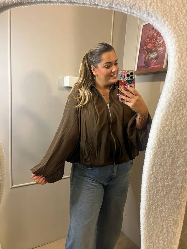 Ambika Poffed Jacket Bruin