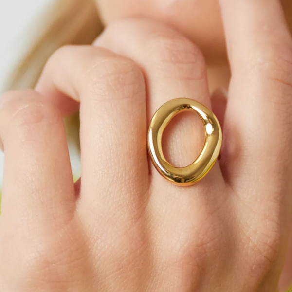 Bold Circle Ring.