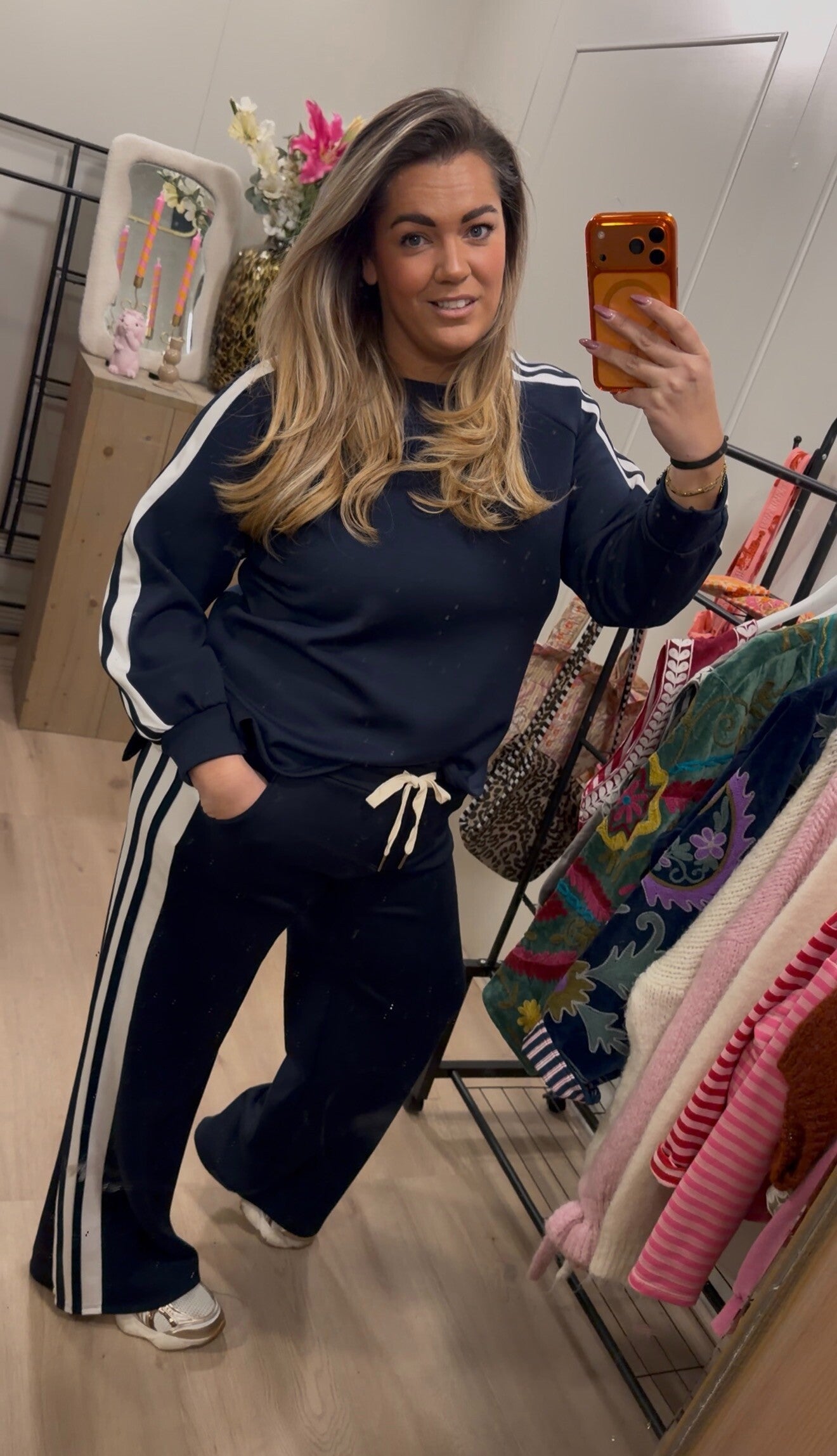 Comfy pak Dark Blue Stripe