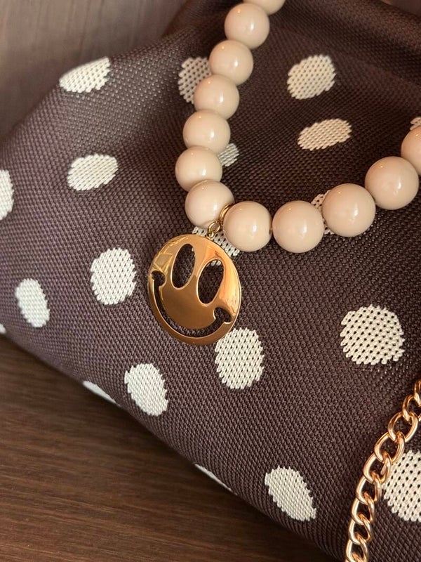 Smiley Hanger Ketting.