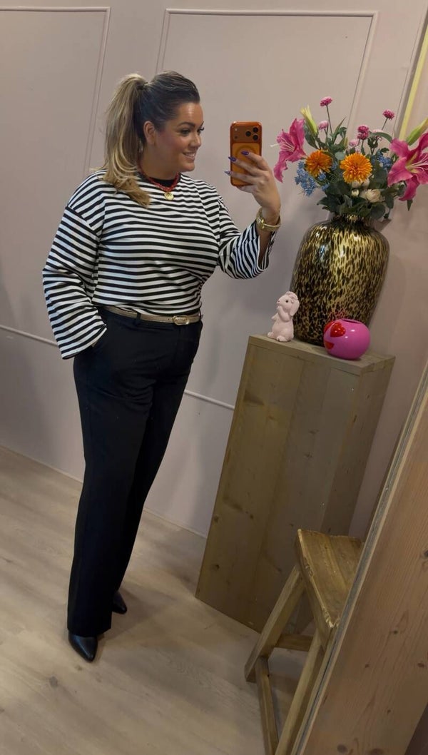 Longsleeve Black & White