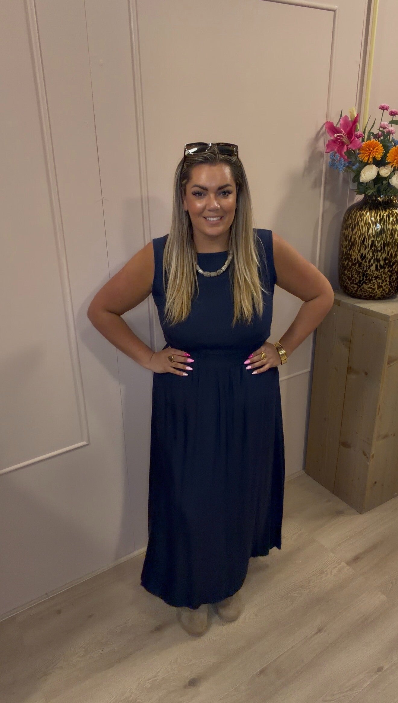 2 delige set blauw