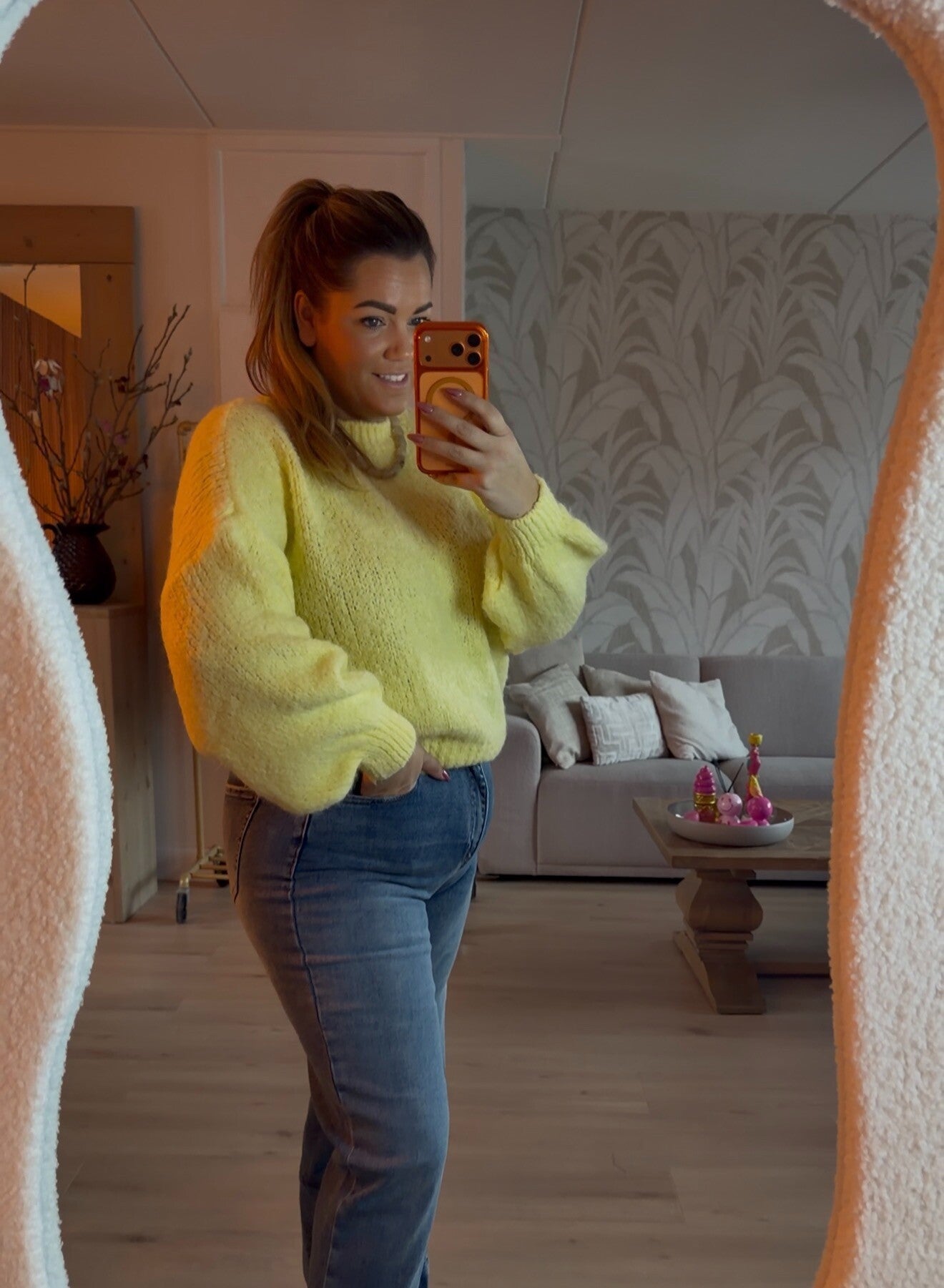 Ambika Pullover Knite Trui Geel