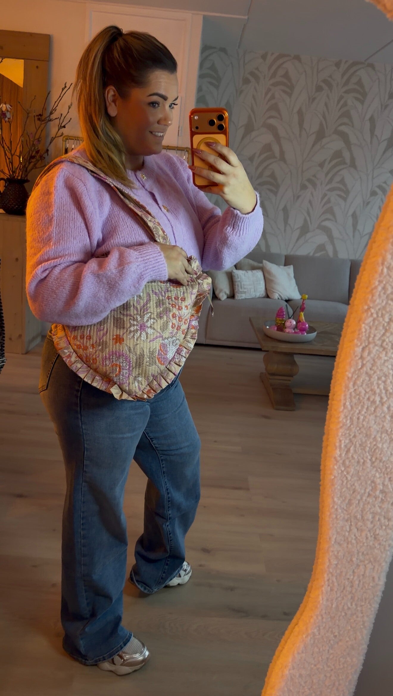 Cadrigan Azzurro Knitted Vest Lila