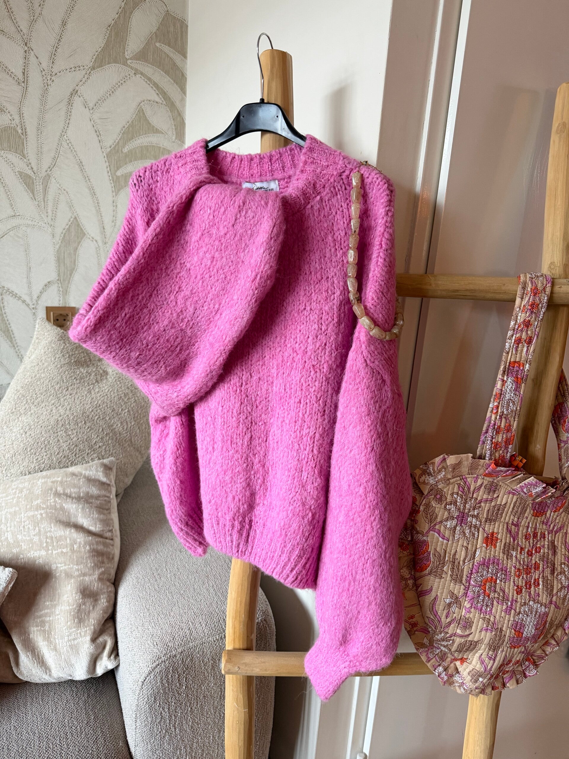 Ambika knite Trui Pink