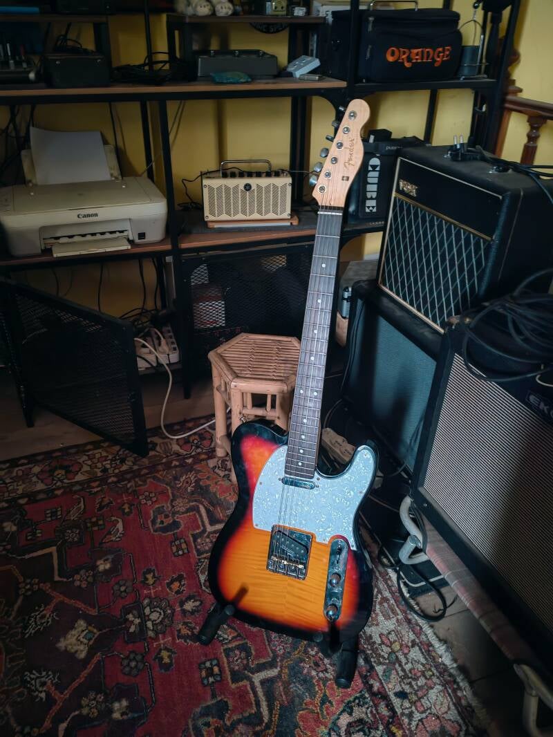 Telecaster artigianale Sunburst
