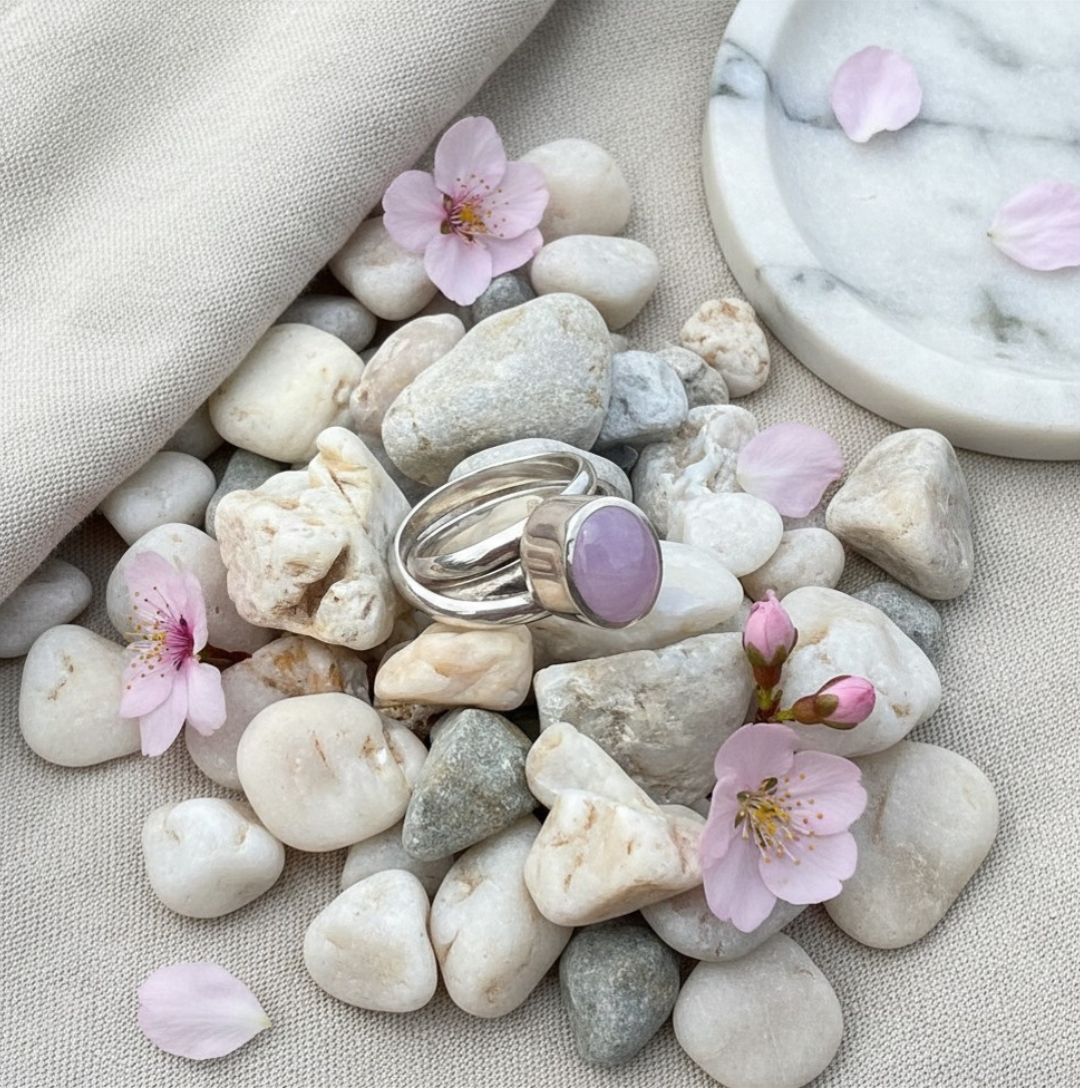 Ring "Inner Peace" – zilver en kunziet