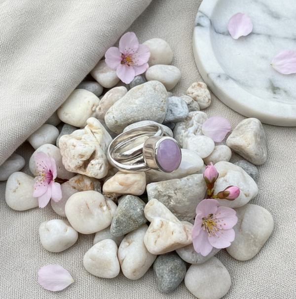 Ring "Inner Peace" – zilver en kunziet