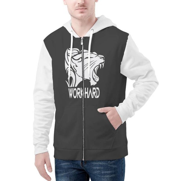Sweat à capuche zippé WH homme