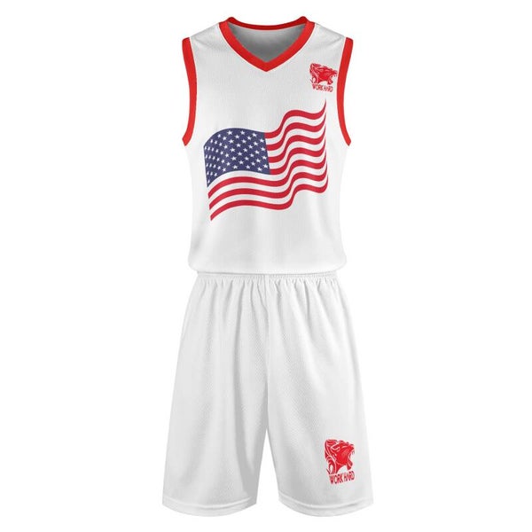 Maillot et short de basket-ball pour adultes WH