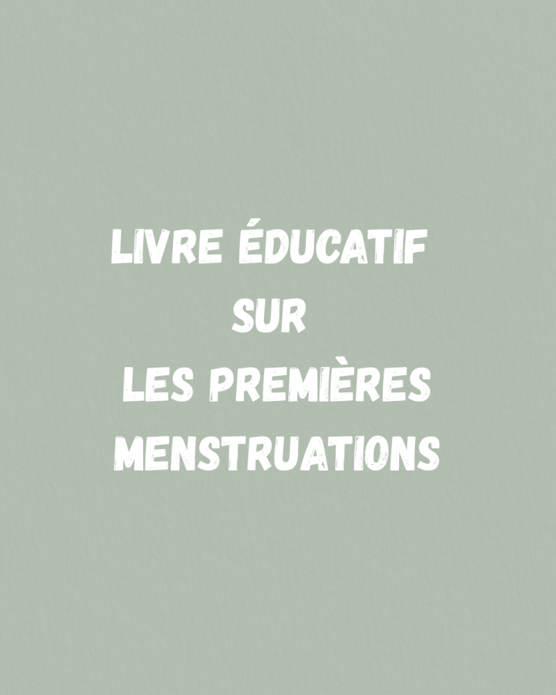 livres des premières menstruations