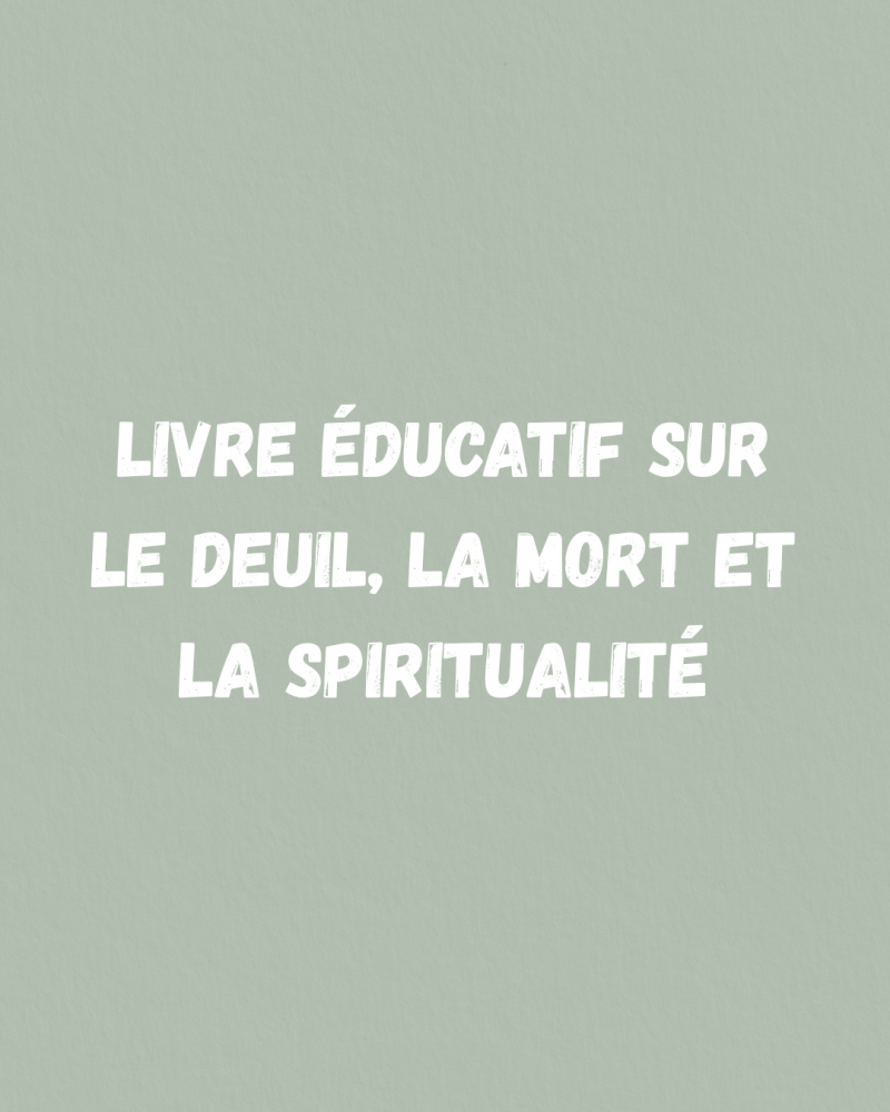 livres sur la spiritualité, le deuil