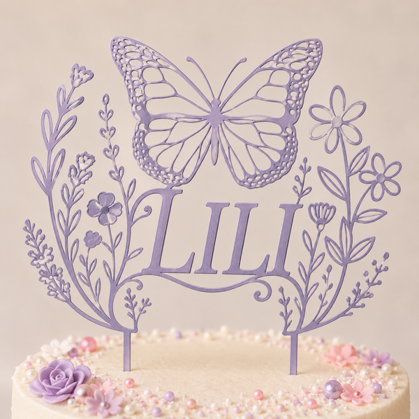 Vlinder Caketopper
