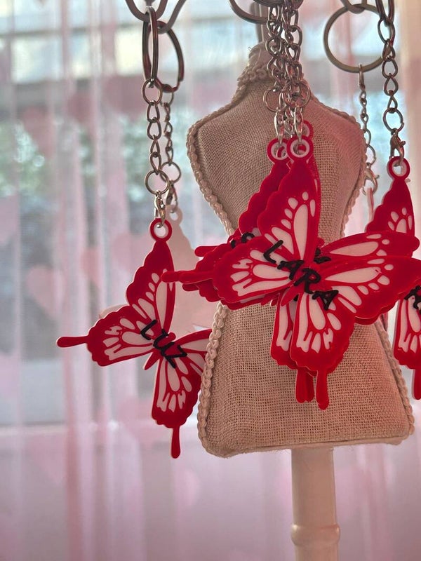Vlinder Sleutelhanger