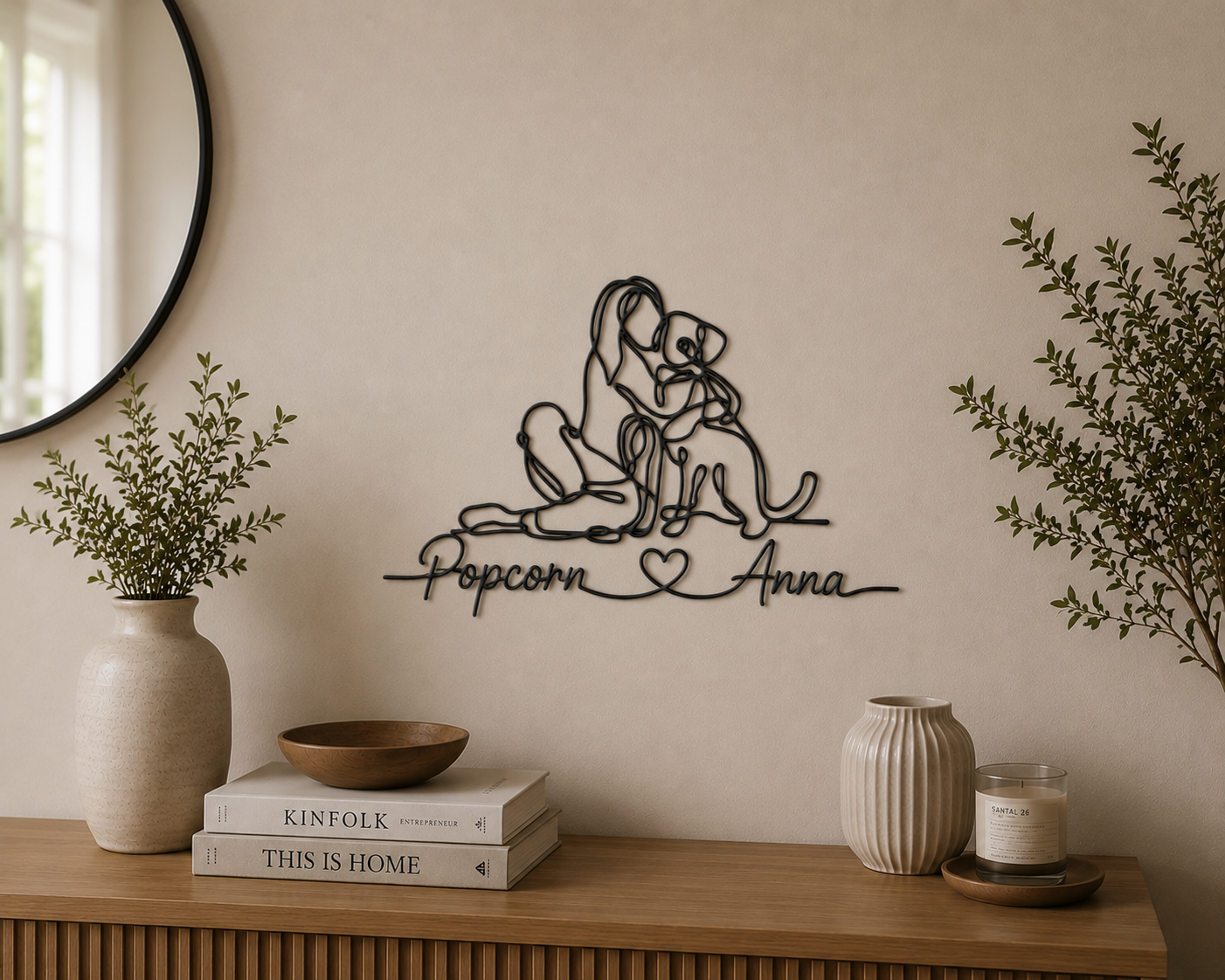 Huisdier Wanddecoratie 1