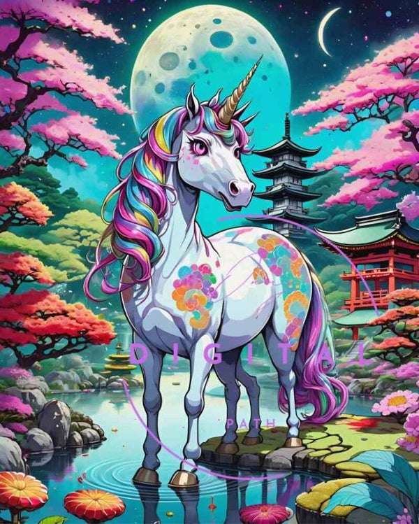 Visuel numérique - Licorne