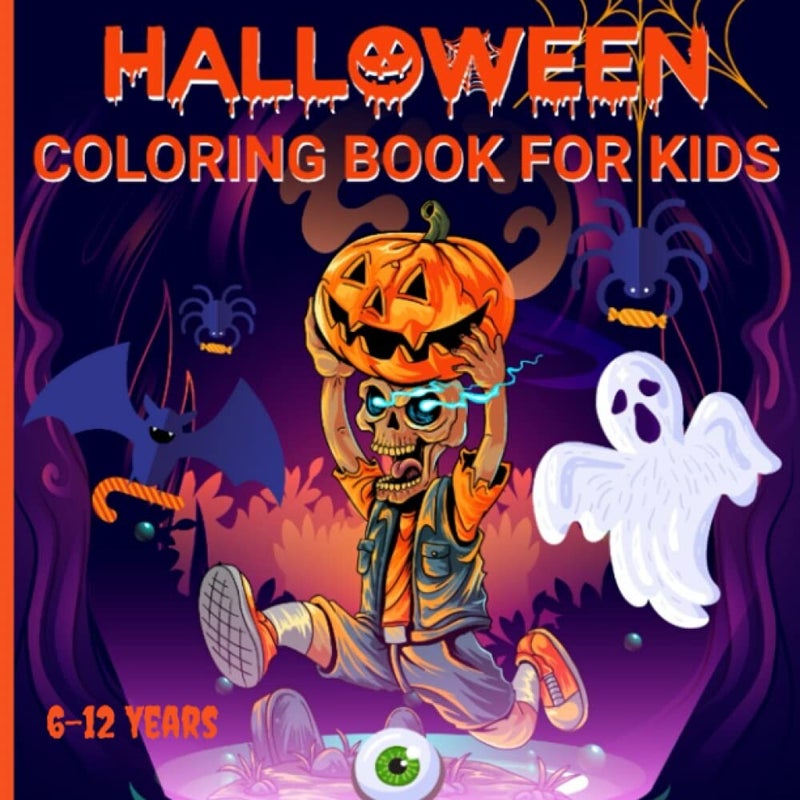 40 Coloriages pour enfants - Visuel HALLOWEEN - Format 8,5 x 8,5