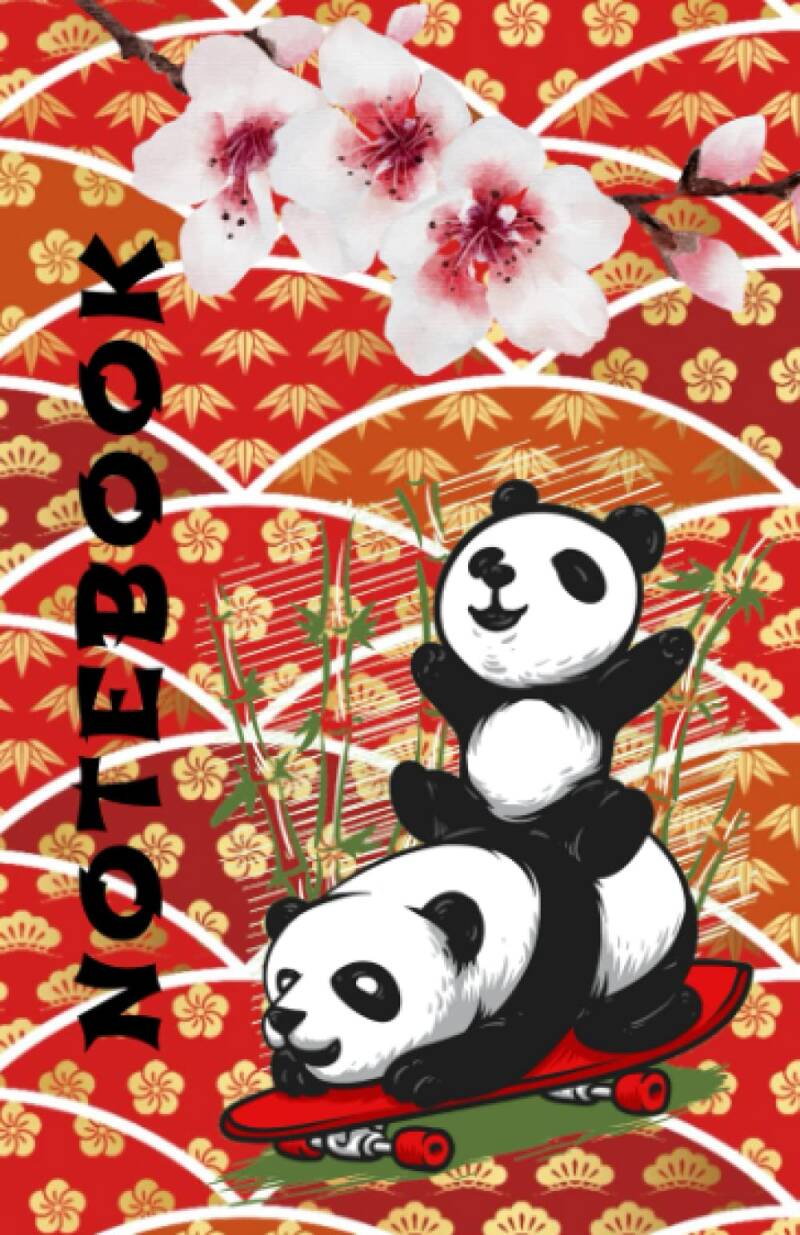 notebook panda_carnet de notes pandas_japon
