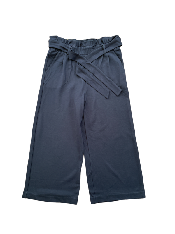 Someone sierlijke blauwe broek met knooplint