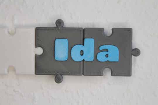 Puzzelteile personalisiert