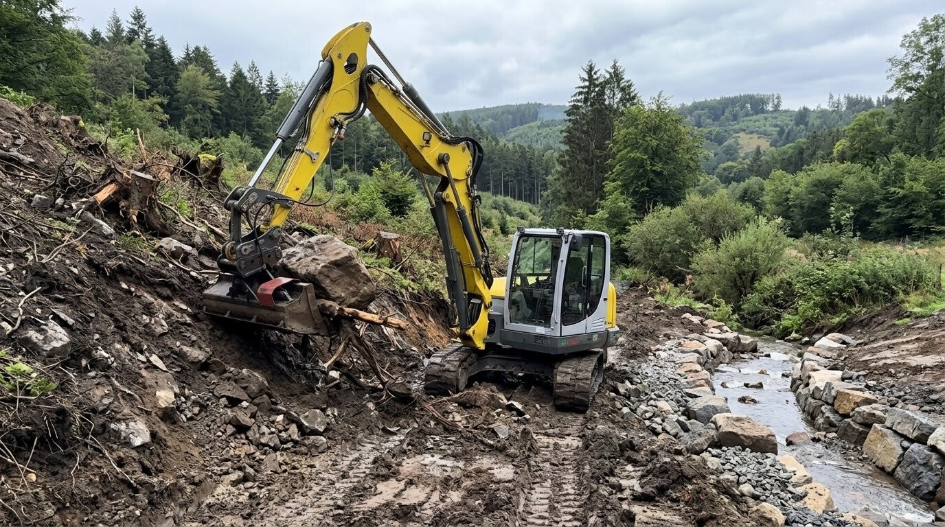 Witton Erdbau Fuhrpark in Aktion